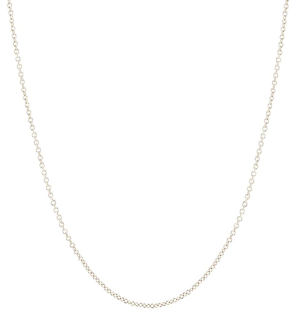 Diamond Chain | Diamond Necklace Chain | Gold Chain with Diamonds 14K Pink Gold / 20in by Helen Ficalora