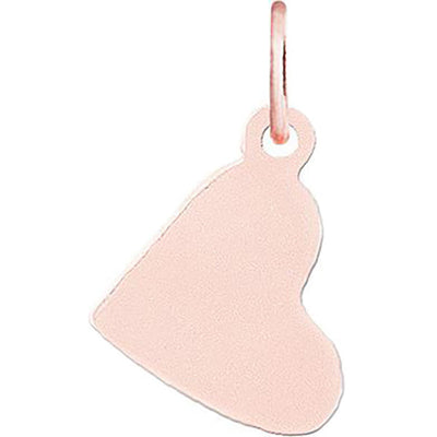 Helen Ficalora 14k Rose Gold Flat Heart Charm