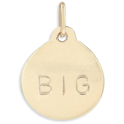 Helen Ficalora's Big Charm for necklaces and bracelets lovingly crafted in New York. Made With Solid 14k Gold. Gift Wrapped. Free Express Shipping. Custom Engraving.