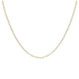Helen Ficalora 14k Yellow Gold Oval Link Paperclip Chain Necklace
