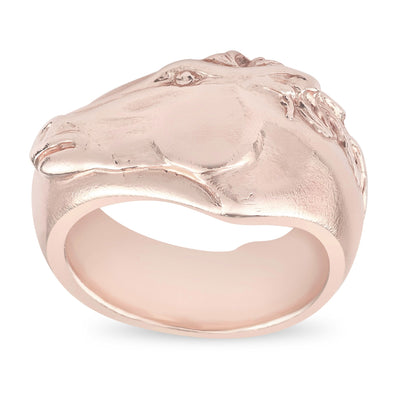 Horsehead Ring Jewelry Helen Ficalora 14k Rose Gold