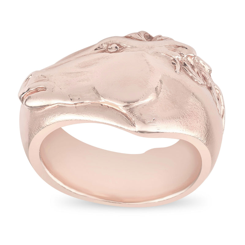 Horsehead Ring Jewelry Helen Ficalora 14k Rose Gold