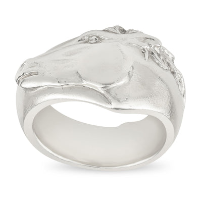 Horsehead Ring Jewelry Helen Ficalora 14k White Gold