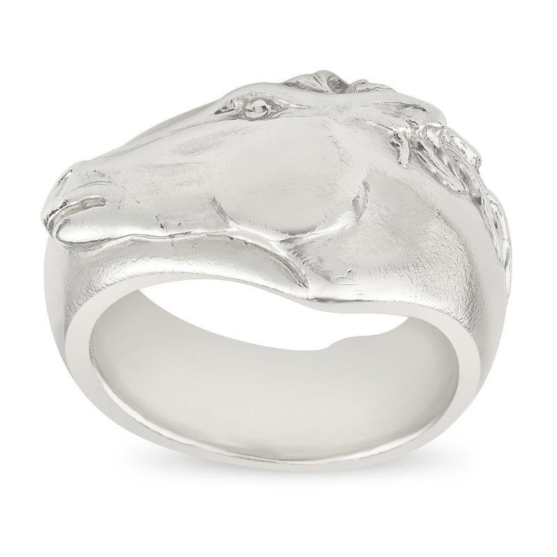 Horsehead Ring Jewelry Helen Ficalora 14k White Gold