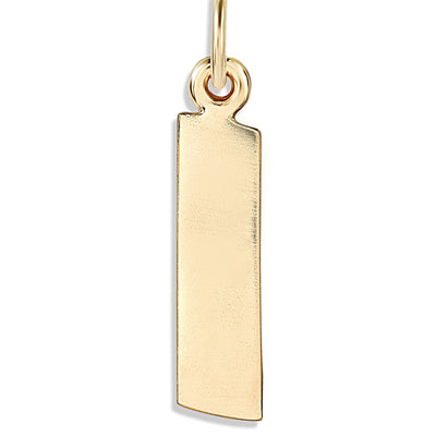 "I" Cutout Letter Charm 14k Yellow Gold Jewelry For Necklaces And Bracelets From Helen Ficalora Every Letter And Initial Available