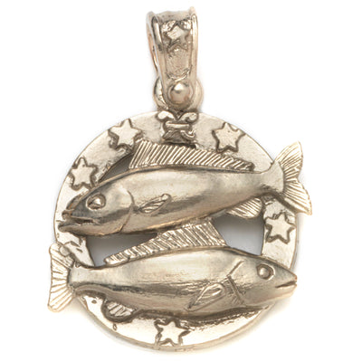 Large Pisces Zodiac Charm Jewelry Helen Ficalora