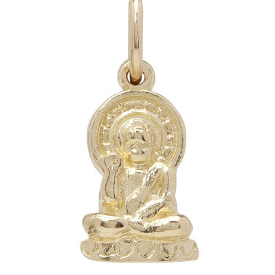 Buddha Mini Charm Jewelry Helen Ficalora 14k Yellow Gold