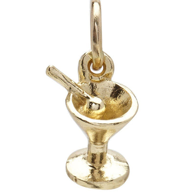 Martini Glass Mini Charm Jewelry Helen Ficalora 14k Yellow Gold For Necklaces And Bracelets