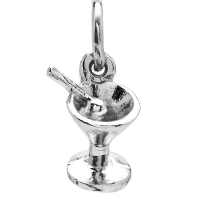 Martini Glass Mini Charm Jewelry Helen Ficalora Sterling Silver For Necklaces And Bracelets