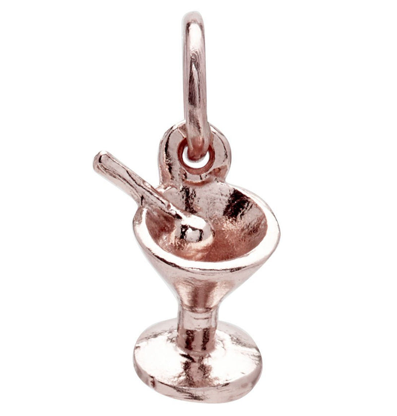 Martini Glass Mini Charm Jewelry Helen Ficalora 14k Pink Gold For Necklaces And Bracelets