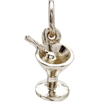 Martini Glass Mini Charm Jewelry Helen Ficalora 14k White Gold For Necklaces And Bracelets