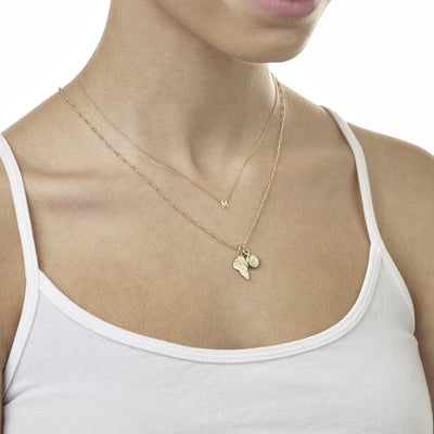 14K Gold Name Chain Necklace - Helen Ficalora