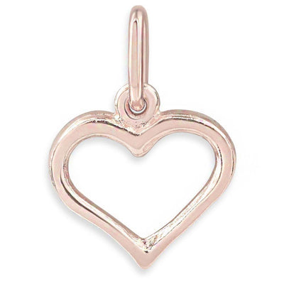 Helen Ficalora Gold Open Heart Charm