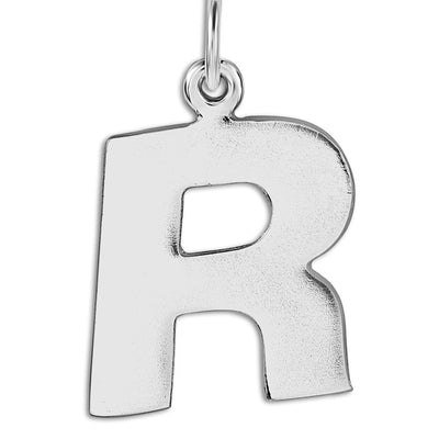 "R" Cutout Letter Charm 14k Yellow Gold Jewelry For Necklaces And Bracelets From Helen Ficalora Every Letter And Initial Available