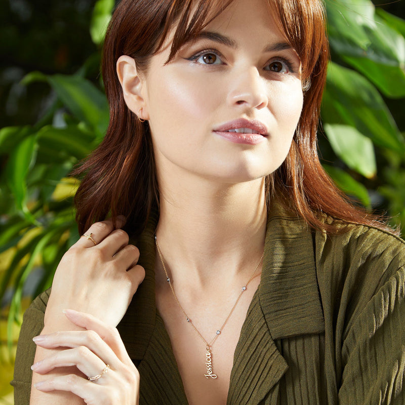Helen Ficalora Personalized Name Charm For Necklaces