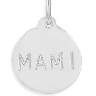 Mami Disk Charm - Helen Ficalora Jewelry - Sterling Silver