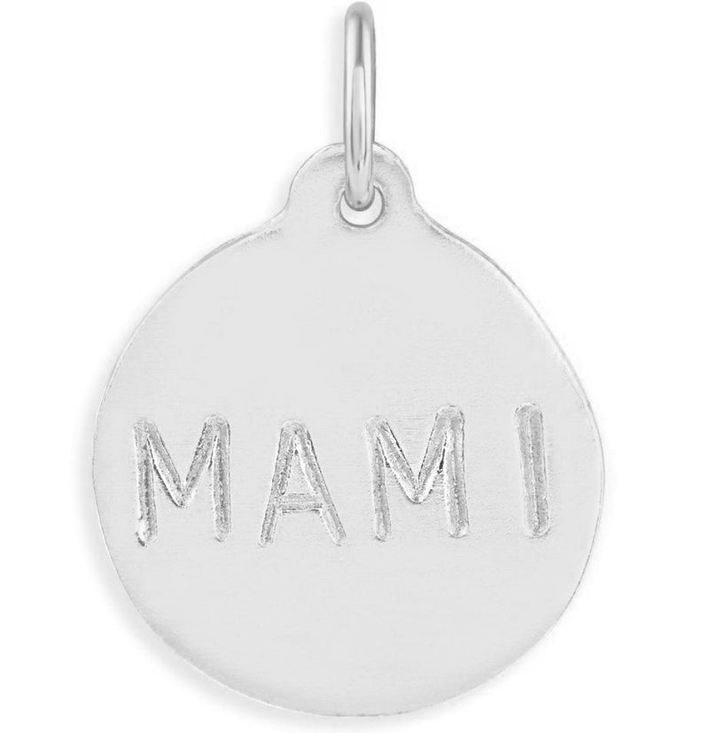Mami Disk Charm - Helen Ficalora Jewelry - Sterling Silver