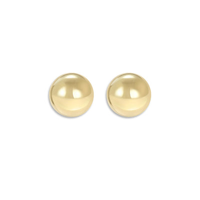 Small Ball Earrings - Helen Ficalora Jewelry - 14k Yellow Gold