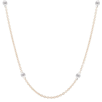Helen Ficalora 14K Gold Chain With Diamonds