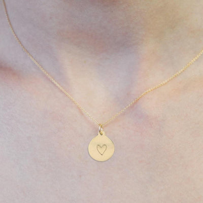 Stamped Heart Charm Jewelry Helen Ficalora 14k Yellow Gold For Necklace And Bracelet