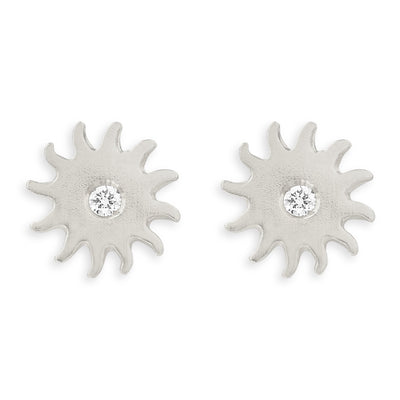 Helen Ficalora Diamond Sun Stud Earrings