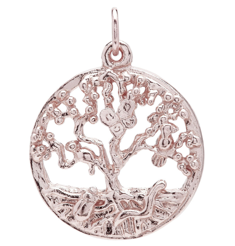 Tree of Life Charm Jewelry Helen Ficalora 14k Pink Gold For Necklaces And Bracelets