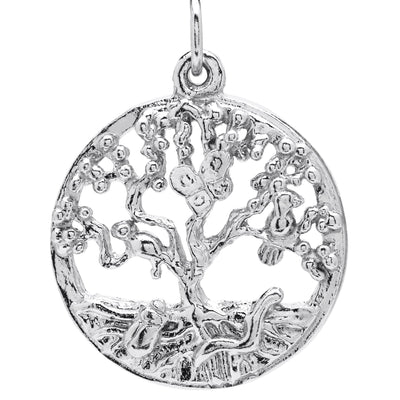 Tree of Life Charm Jewelry Helen Ficalora Sterling Silver For Necklaces And Bracelets