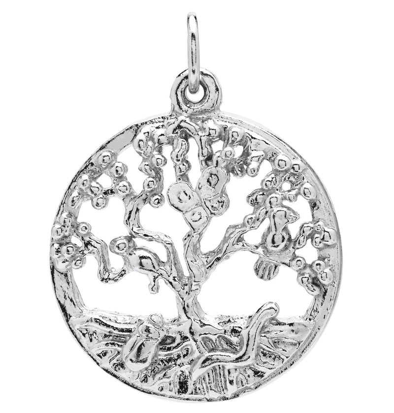 Tree of Life Charm Jewelry Helen Ficalora Sterling Silver For Necklaces And Bracelets