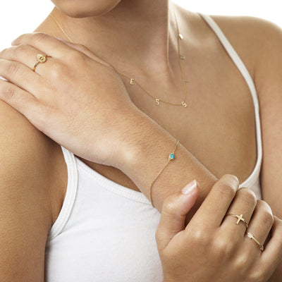 Helen Ficalora 14K Yellow Gold Stackable Cross Ring