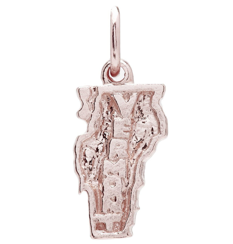 Helen Ficalora 14k Rose Gold Vermont Necklace Charm