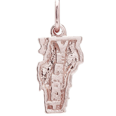 Helen Ficalora 14k Rose Gold Vermont Necklace Charm