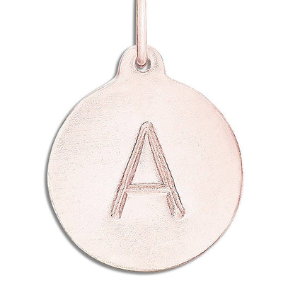 "A" Alphabet Charm 14k Rose Gold Jewelry For Necklaces And Bracelets From Helen Ficalora Every Letter And Initial Available