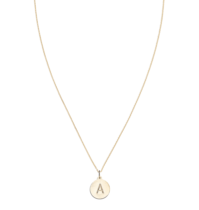 "A" Alphabet Charm 14k Yellow Gold Jewelry For Necklaces And Bracelets From Helen Ficalora Every Letter And Initial Available