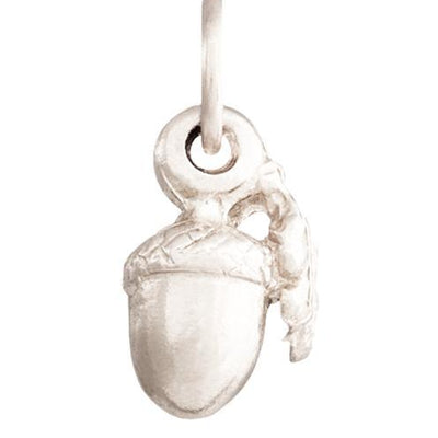Acorn Mini Charm Jewelry Helen Ficalora 14k White Gold