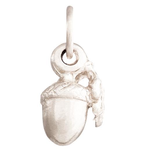 Acorn Mini Charm Jewelry Helen Ficalora 14k White Gold