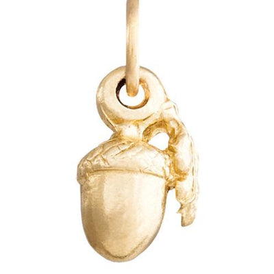 Acorn Mini Charm Jewelry Helen Ficalora 14k Yellow Gold