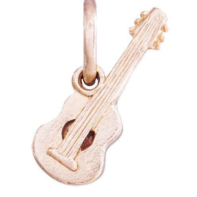 Acoustic Guitar Mini Charm Jewelry Helen Ficalora 14k Pink Gold