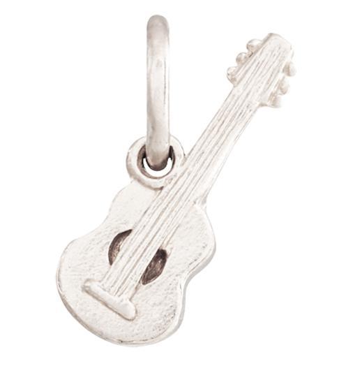 Acoustic Guitar Mini Charm Jewelry Helen Ficalora 14k White Gold