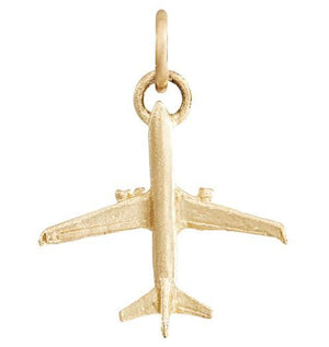Airplane Mini Charm Jewelry Helen Ficalora 14k Yellow Gold For Necklaces And Bracelets