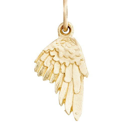 Angel Wing Mini Charm Jewelry Helen Ficalora 14k Yellow Gold For Necklaces And Bracelets