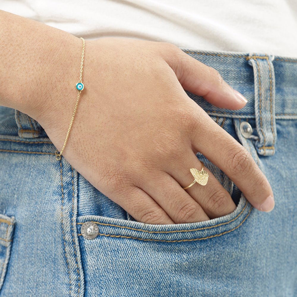 Helen Ficalora Angel Wing Ring 14K Yellow Gold
