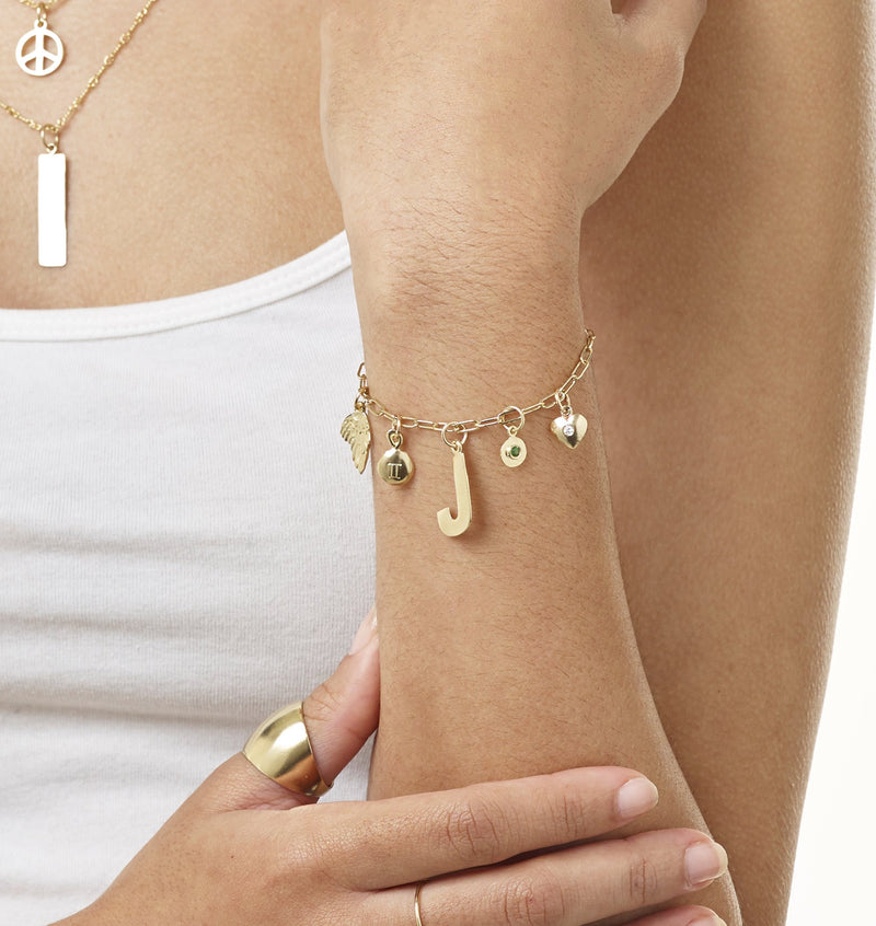 Helen Ficalora 14K Solid Gold Gemini Pendant