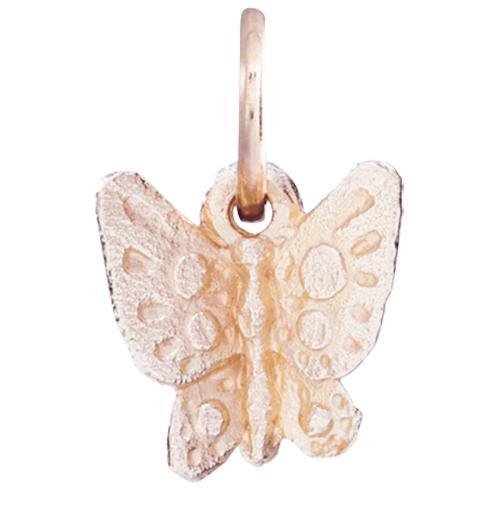 Helen Ficalora Small 14k Gold Butterfly Pendant