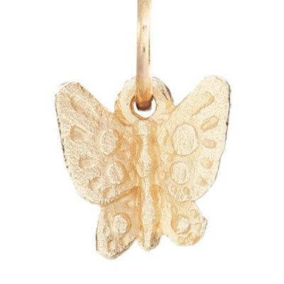 Helen Ficalora Small 14k Gold Butterfly Pendant