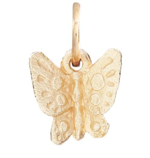 Helen Ficalora Small 14k Gold Butterfly Pendant