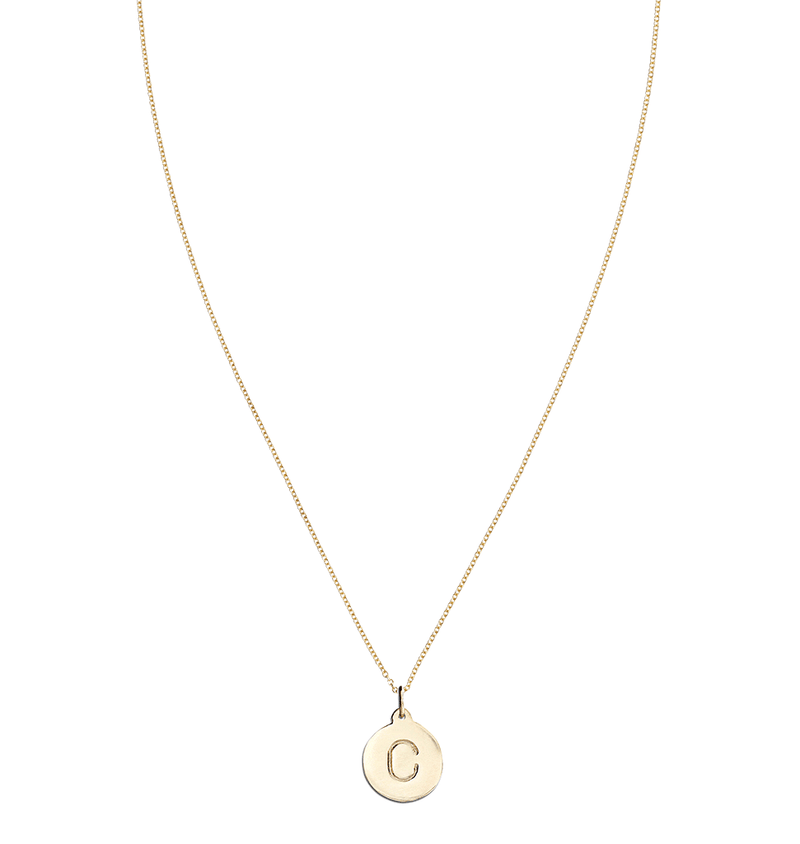 Letter C Pendant + Earrings & Necklace - Gold | Konga Online Shopping