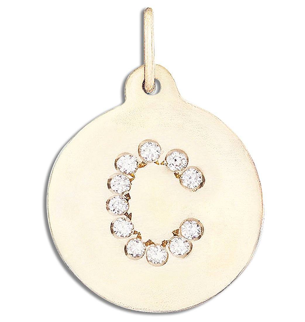 Initial Necklace Diamond Necklace Letter Necklace Gold