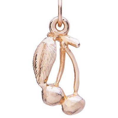 Cherries Mini Charm Jewelry Helen Ficalora 14k Pink Gold