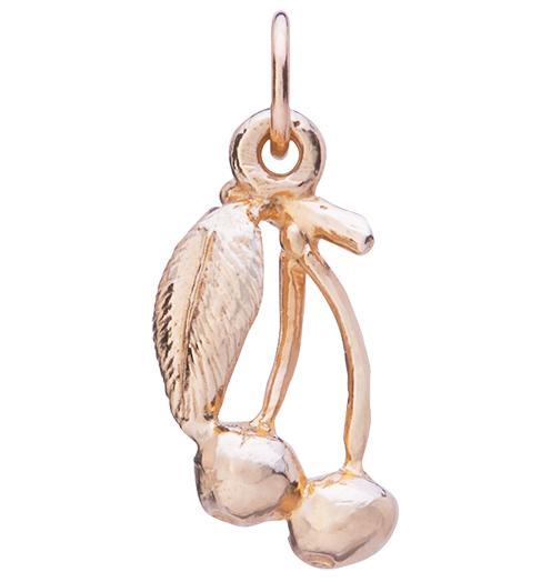 Cherries Mini Charm Jewelry Helen Ficalora 14k Pink Gold