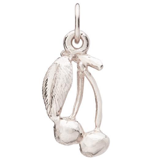 Cherries Mini Charm Jewelry Helen Ficalora 14k White Gold
